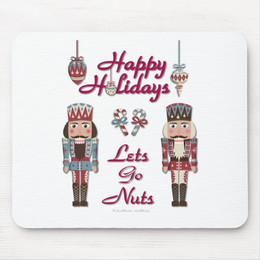 Tapis De Souris Casse-Noisette de Fêtes Allons-y Nuts (Devant)