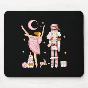 Tapis De Souris Casse-noix vintage Byllet Noël rose femmes