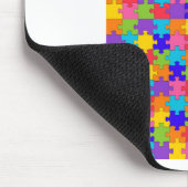 Tapis De Souris casse-tête de l'autisme (Coin)