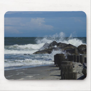 Tapis De Souris Casser Des Vagues À La Folie