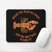 Tapis De Souris Casser le poisson-crâne Mousepad (Avec souris)