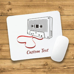 Tapis de souris cassette audio