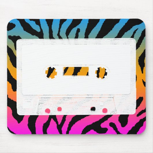 Tapis de souris cassette Corey Tiger 80s (Devant)