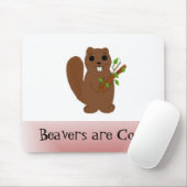 Tapis De Souris Castor de dessin (Avec souris)