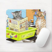 Tapis De Souris Cat 464 amusant art de salle de bain (Avec souris)