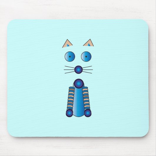 Tapis De Souris CAT bleu (Devant)