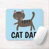 TAPIS DE SOURIS CAT DAD MOUSEPAD (Avec souris)