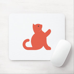 Tapis De Souris Cat dit bonjour