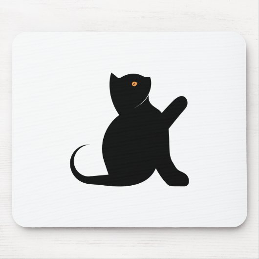 Tapis De Souris Cat dit bonjour (Devant)