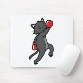 Tapis De Souris Cat fait la boxe (Avec souris)