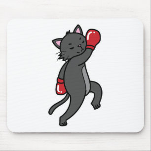 Tapis De Souris Cat fait la boxe
