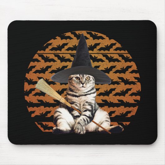 Tapis De Souris Cat Halloween (Devant)
