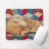 Tapis De Souris Cat Napping (Avec souris)