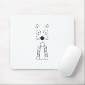 Tapis De Souris CAT ordinaire (Avec souris)