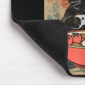 Tapis De Souris Cat Ramen Japanese Funny Graphic Kawaii Anime  (Coin)