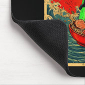 Tapis De Souris Cat Ramen Ufo Japanese Anime Graphic Tees Men Wome (Coin)