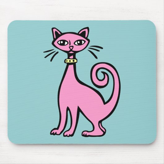 Tapis De Souris Cat rétro (Devant)