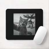 Tapis De Souris Cat Selfie Shark Crocodile Italian Brainrot Meme M (Avec souris)