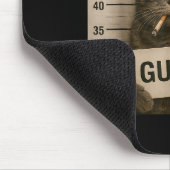 Tapis De Souris Cat Smoking Cigarette Christmas Funny Meme Cat (Coin)