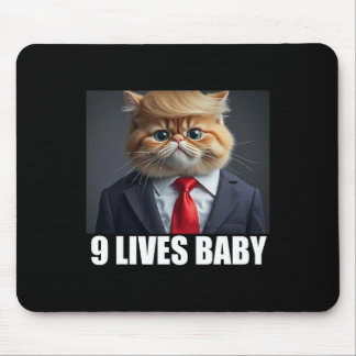 Tapis De Souris Cat Trump 9 Lives Baby Trump 2024 Victoire remport