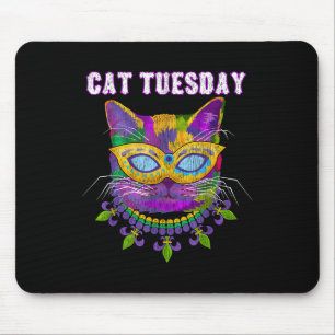 Tapis De Souris Cat Tuesday Funny Mardi Gras New Orleans Hommes