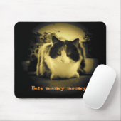 Tapis De Souris Cat veut que la souris sorte et joue (Avec souris)