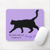 Tapis De Souris Cat Walk Silhouette : Bureau de (Avec souris)