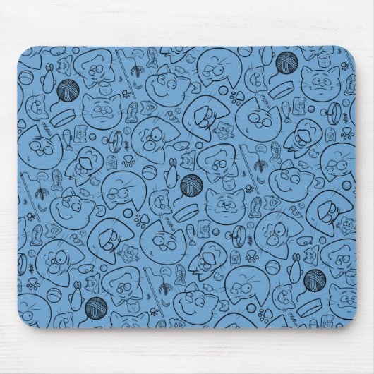Tapis De Souris Catastrophe mousepad, bleu (Devant)