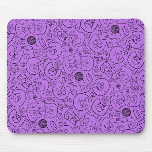 Tapis De Souris Catastrophe mousepad, lilas (Devant)