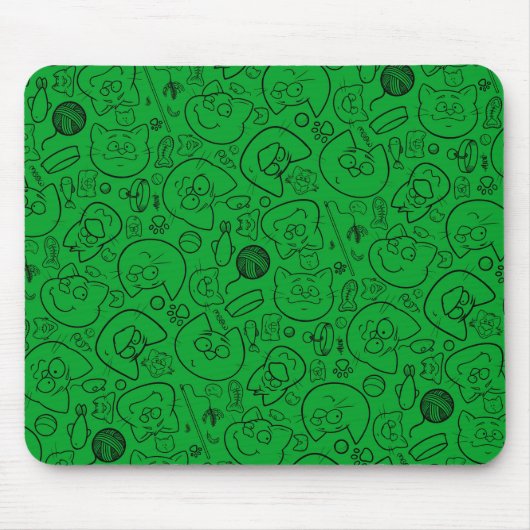 Tapis De Souris Catastrophe mousepad, vert (Devant)