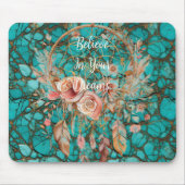 Tapis De Souris Catcher de rêve Turquoise (Devant)