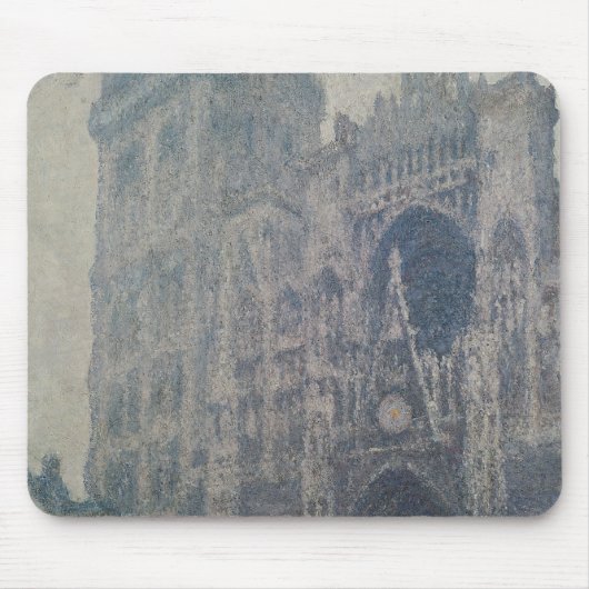 Tapis De Souris Cathédrale de Claude Monet | Rouen, à l'ouest (Devant)