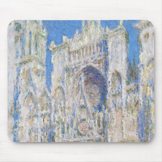 Tapis De Souris Cathédrale de Rouen (lumière du soleil), Monet (Devant)