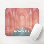Tapis De Souris Cathédrale rose Piscine Mousepad (Avec souris)