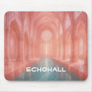 Tapis De Souris Cathédrale rose Piscine Mousepad