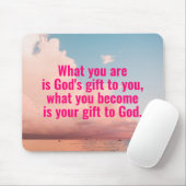 Tapis De Souris Catholique Citation Pad (Avec souris)