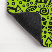 Tapis De Souris Catnip Dreams - Black on Green 99CC00 (Coin)