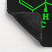 Tapis De Souris Catnip Nepetalactone Formule chimique moléculaire (Coin)
