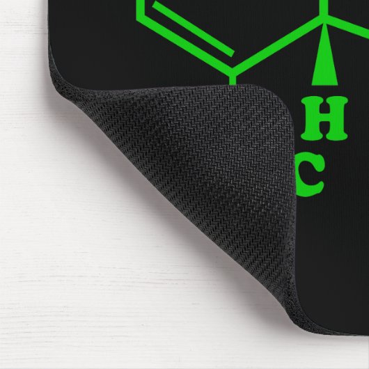 Tapis De Souris Catnip Nepetalactone Formule chimique moléculaire (Coin)