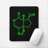 Tapis De Souris Catnip Nepetalactone Formule chimique moléculaire (Avec souris)