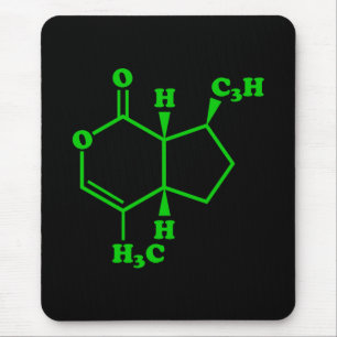 Tapis De Souris Catnip Nepetalactone Formule chimique moléculaire