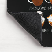 Tapis De Souris Cats & Coffee Lover Funny Caffeine Quote Cattf (Coin)