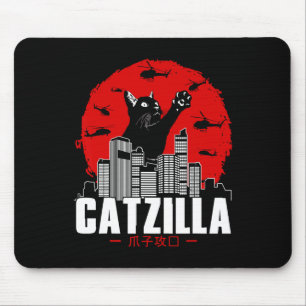 Tapis De Souris Catzilla Choses de chat mignon pour amateur de cha