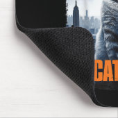 Tapis De Souris Catzilla Roaring sur la ville Skyline Cat Monster  (Coin)