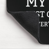 Tapis De Souris Caution My Son Just Got His Driver's License  (Coin)