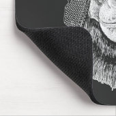 Tapis De Souris Cavalier de moto de chimpanzé (Coin)