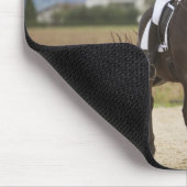 Tapis De Souris cavalier féminin exerçant (Coin)