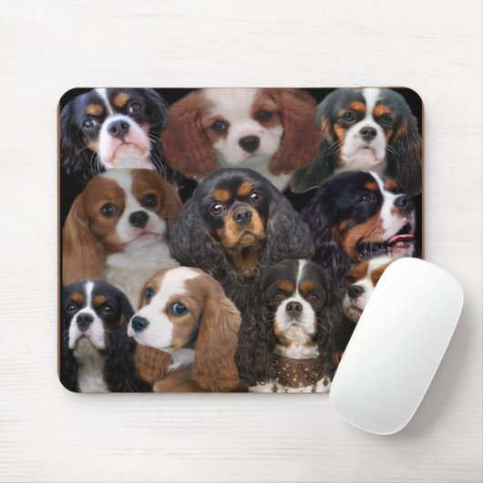 Tapis De Souris Cavalier King Charles mousepad (Avec souris)