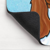 Tapis de souris Cavalier King Charles Spaniel Chie (Coin)