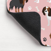 Tapis De Souris Cavalier King Charles Spaniel Paws and Bones Mouse (Coin)
